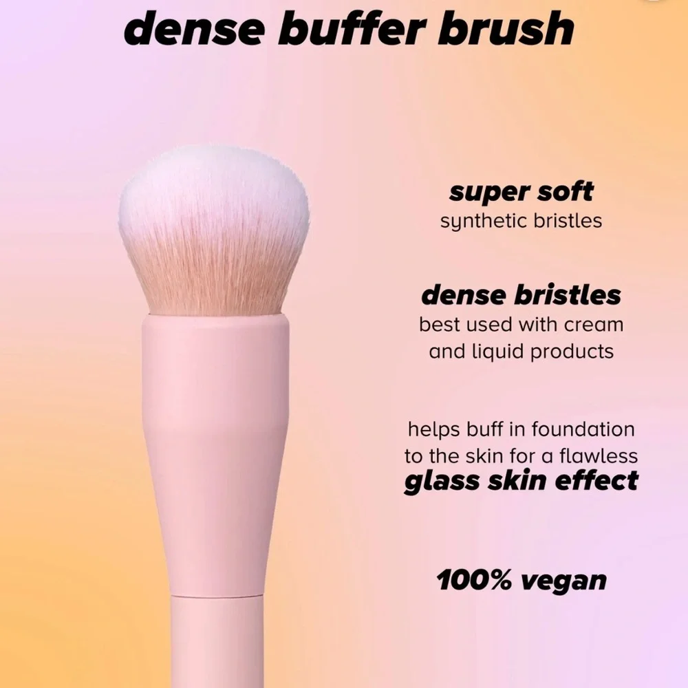Lottie London Flawless Face Makeup Brush Set (3 pc)